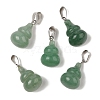 Natural Green Aventurine Pendants G-B127-03P-12-1