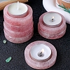 Natural Rose Quartz Candle Holders PW-WGB774B-01-1