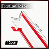 10Pcs PVC Self-adhesive Anti-collision Strips AJEW-OC0016-14C-2