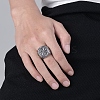 Stainless Steel Wide Finger Ring FIND-PW0020-14E-3