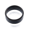 201 Stainless Steel Temperature Plain Band Finger Ring for Women RJEW-N043-10E-3