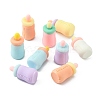 48Pcs 6 Colors Opaque Resin Cabochons CRES-AR0001-09-2