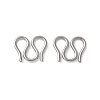 304 Stainless Steel S-Hook Clasps STAS-Z124-04C-P-1