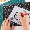 10Sheets 10 Colors A4 PVC Vinyl Sparkle Fabric Sheets PVC-SZ0001-01-7