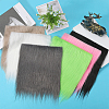 Faux Fur Squares Fabric BJEW-WH0515-11E-4