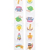 500 Paste Paper Self-Adhesive Stickers AJEW-S085-01F-2