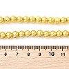 Electroplate Glass Beads Strands EGLA-F166-01B-5