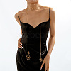 Punk Style Alloy Lariat Long Necklaces for Women WGA180C-15-1