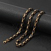 Titanium Steel Byzantine Chains Necklaces FS-WG56795-133-1