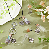 AHADERMAKER 20Pcs Alloy Glass Bottle European Dangle Charms PALLOY-GA0001-14-4