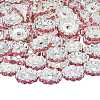 120Pcs Brass Rhinestone Spacer Beads FIND-SZ0003-70C-1