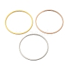 3Pcs 304 Stainless Steel Polishing Plain Bangles Kit BJEW-G695-02B-1