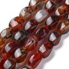 Natural Dragon Veins Agate Beads Strands G-G172-01P-1