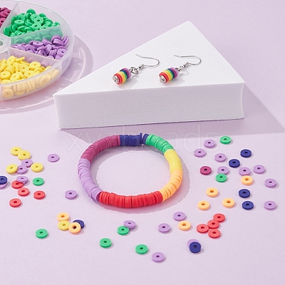 Handmade Polymer Clay Beads CLAY-YW0001-24-1