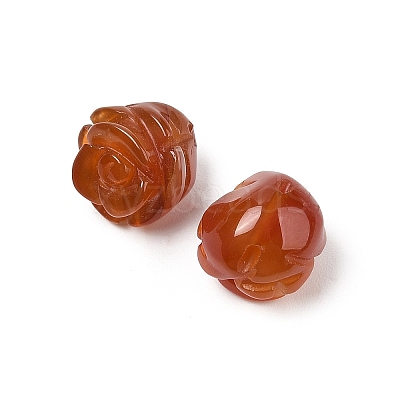 Natural Carnelian Beads G-O156-C-30-1
