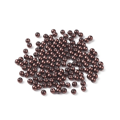 (Defective Closeout Sale: Adhesion) Glass Pearl Beads LS-HY-XCP0001-11-1
