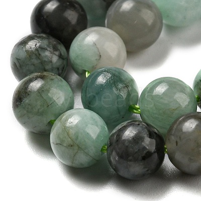 Synthetic Emerald Beads Strands G-A219-A02-02-1-1