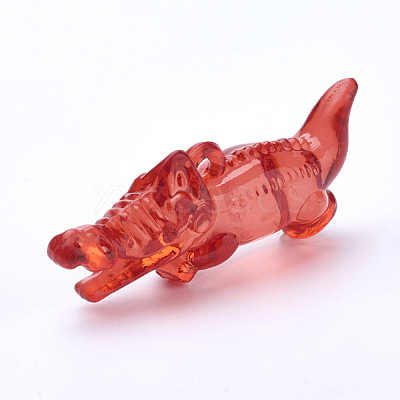 Transparent Acrylic Big Pendants TACR-T002-05-1