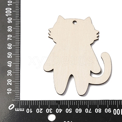 Halloween Printed Wooden Big Pendants WOOD-I016-01C-1