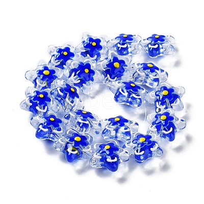 Transparent Glass Beads LAMP-H065-02F-1