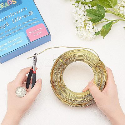 Round Anodized Aluminum Wire AW-NB0001-01D-G-1