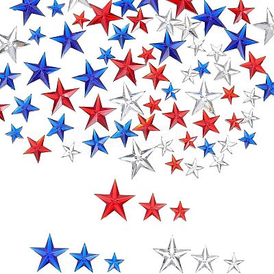 1800Pcs 9 Style Scrapbook Embellishments Garment Accessories Acrylic Rhinestone Cabochons KY-CA0001-43-1