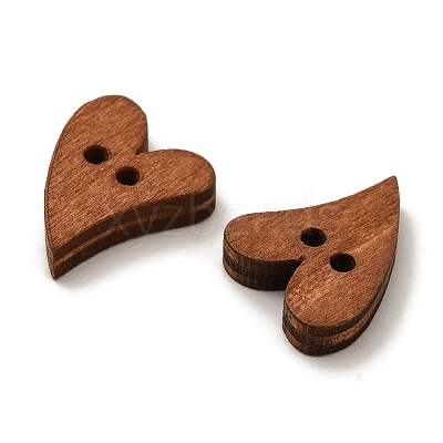 Heart Shaped Paint Buttons NNA1136-1