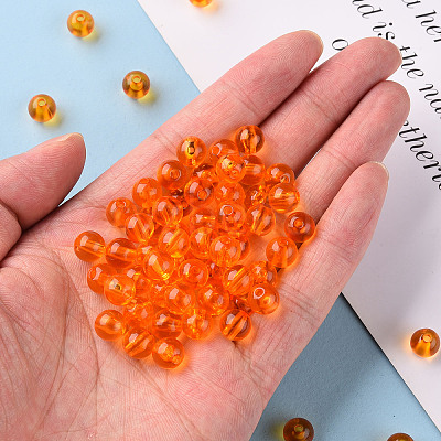 Transparent Acrylic Beads X-MACR-S370-A8mm-724-1