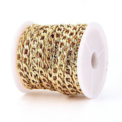 Brass Curb Chains CHC-T018-33G-1
