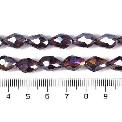 Transparent Electroplate Glass Beads Strands LS-EGLA-N013-T4mm-B03-1