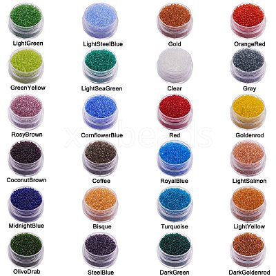 Glass Seed Beads SEED-PH0009-04-1