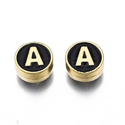 Alloy Enamel Beads ENAM-N052-006-02A-RS-1