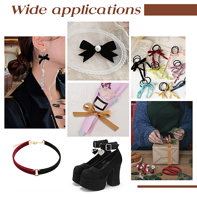 Double Side Velvet Ribbon SRIB-WH0011-058C-1