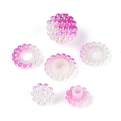 Imitation Pearl Acrylic Beads OACR-T004-15mm-12-1
