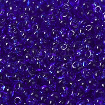 Transparent Colours Glass Seed Beads X1-SEED-P006-02A-16-1