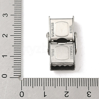 304 Stainless Steel Watch Band Clasps STAS-Z147-35P-01-1