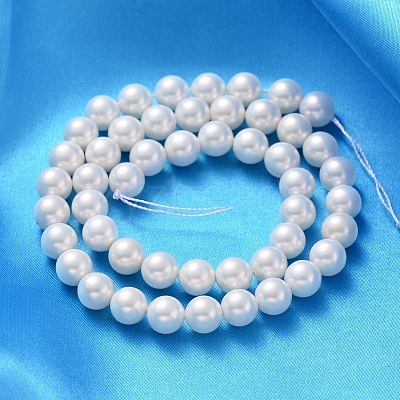 Shell Pearl Beads Strands SP8MM701-1