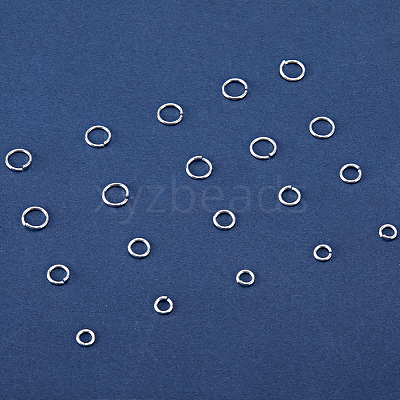 60Pcs 3 Styles 925 Sterling Silver Open Jump Rings STER-BBC0006-20-1