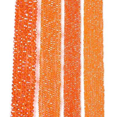 Electroplate Glass Beads Strands EGLA-A044-T2mm-B25-1
