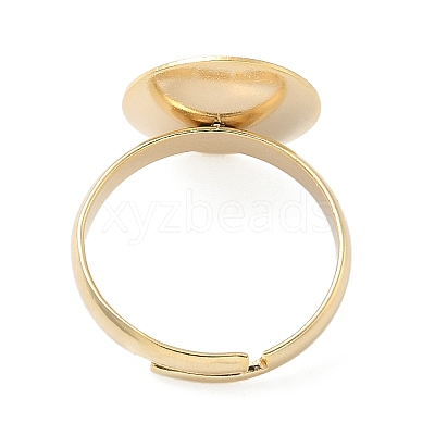 Adjustable Brass Pad Ring Setting KK-K414-01A-G-1