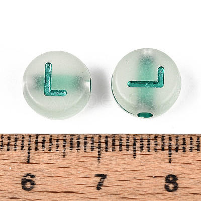 Luminous Frosted Acrylic Beads FACR-T008-02L-1