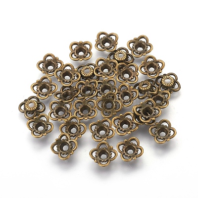 Tibetan Antique Bronze Metal Caps MLF1035Y-1