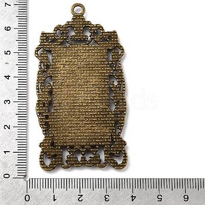 Vintage Tibetan Style Alloy Large Pendant Cabochon Bezel Settings LS-TIBEP-M018-129AB-NF-1