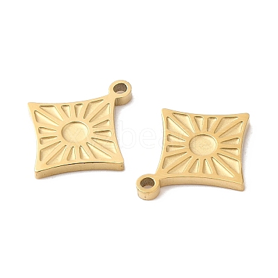 Ion Plating(IP) 316L Surgical Stainless Steel Charms STAS-H213-40G-1