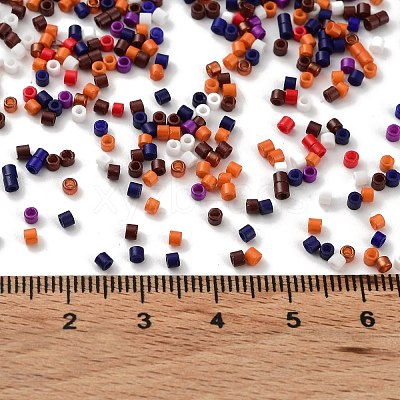 Baking Paint Glass Seed Beads X-SEED-S042-05B-49-1