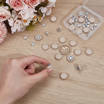 Cotton Cap Top Buttons BUTT-BC0001-13C-1