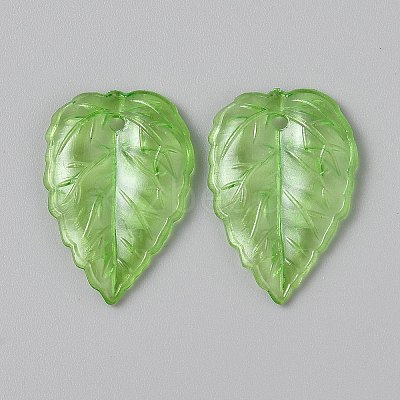 Transparent Acrylic Pendants OACR-CJC0006-25A-1