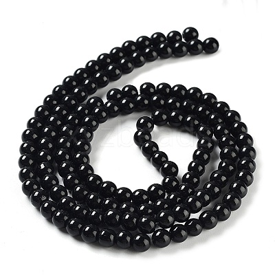 Baking Paint Pearlized Glass Pearl Round Bead Strands X-HY-Q003-6mm-80-1