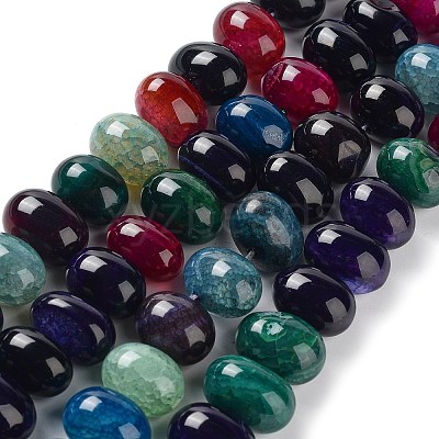 Natural Agate Beads Strands G-G021-03A-14-1