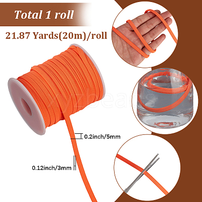 1 Roll Soft Nylon Braided Cord NWIR-SP0001-04E-1